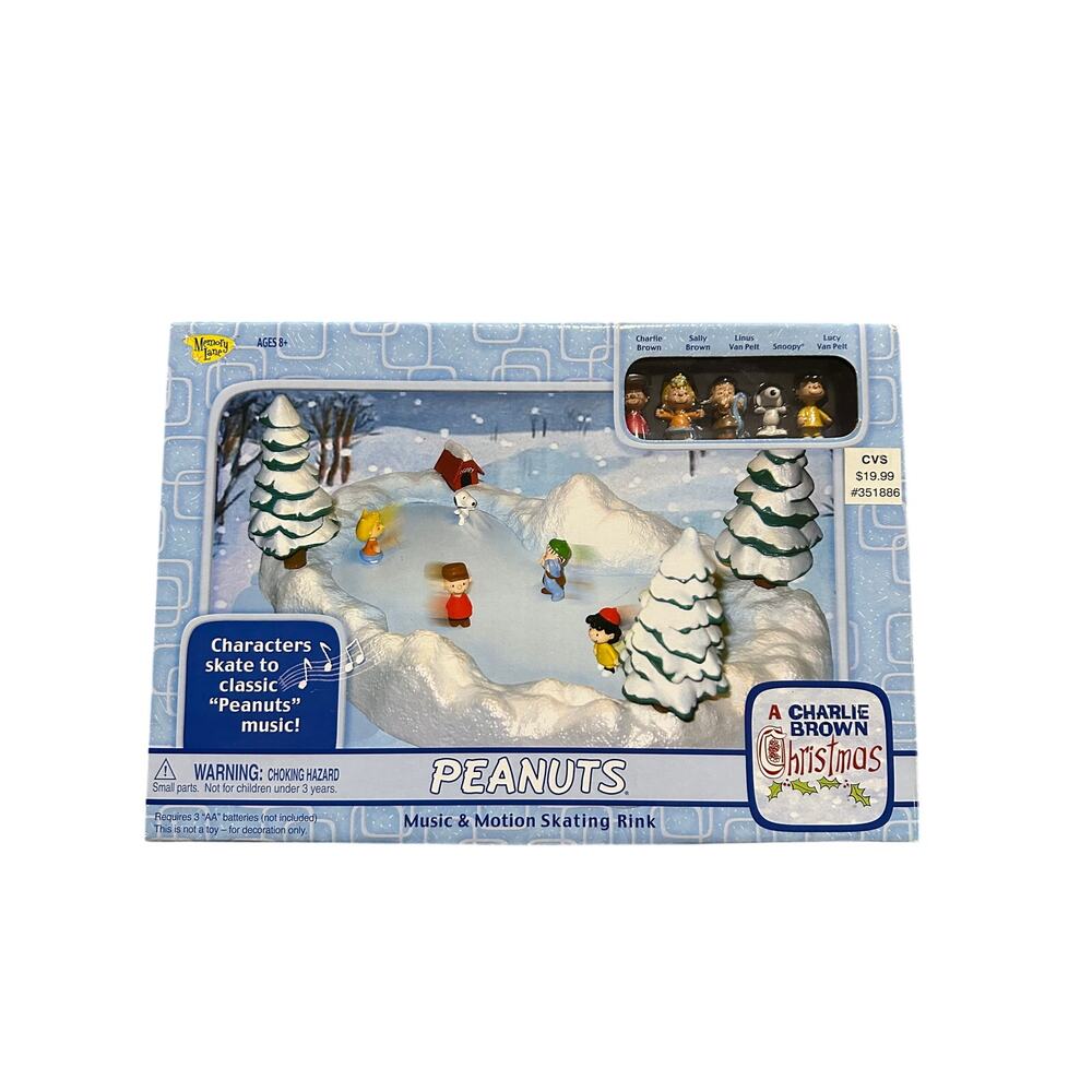 Peanuts Music & Motion Skating Rink Memory Lane A Charlie Brown Christmas 2006